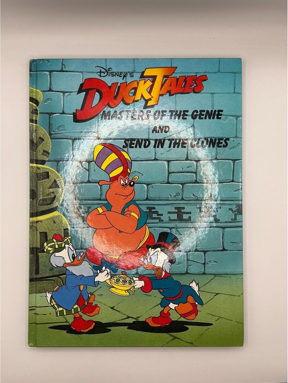 Disney DuckTales Masters of the Genie & Send in the Clones 1989 Hardcover